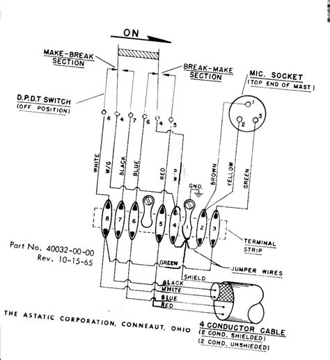 Connecting Microphones and Speakers to Astatic Echo Board Wiring Diagram